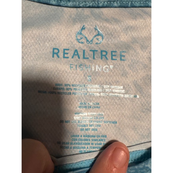 Realtree Fishing Mens Short Sleeve Performance Fishing Tee UPF30 Flex Fabric - Picture 4 of 4
